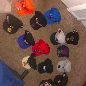 Selling all fitted caps in this photo for a total of $85